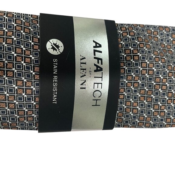 Mens Dress Socks Tie Wallet Gift Set Alfani Genuine Leather Business Formal - Picture 4 of 12